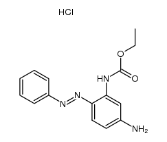 (E)-ethyl (5-amino-2-(phenyldiazenyl)phenyl)carbamate hydrochloride结构式