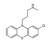 3-(2-chlorophenothiazin-10-yl)-N-methylpropan-1-amine Structure