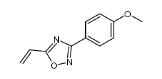 3-(4-methoxyphenyl)-5-vinyl-1,2,4-oxadiazole Structure