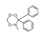 5-methyl-6,6-diphenyl-1,2,4,5-trioxazinane结构式