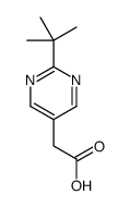 5-Pyrimidineacetic acid, 2-(1,1-dimethylethyl)- (9CI) structure