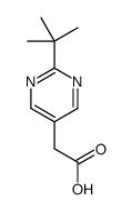 5-Pyrimidineacetic acid, 2-(1,1-dimethylethyl)- (9CI) Structure