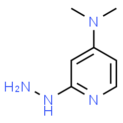 2-hydrazinyl-N,N-dimethylpyridin-4-amine Structure