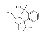 butyl[2-(2-hydroxyprop-2-yl)phenyl]diisopropylsilane结构式
