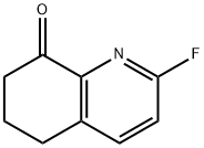 2-Fluoro-6,7-dihydro-5H-quinolin-8-one结构式
