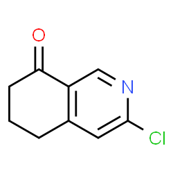 3-氯-6,7-二氢异喹啉-8(5H)-酮结构式