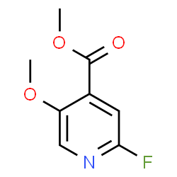 Methyl 2-fluoro-5-methoxypyridine-4-carboxylate structure