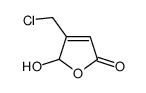 4-(CHLOROMETHYL)-5-HYDROXY-2(5H)-FURANONE structure