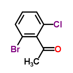 2-BROMO-6-CHLOROACETOPHENONE Structure