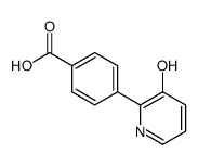 2-(4-Carboxyphenyl)-3-hydroxypyridine结构式