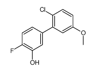 5-(2-chloro-5-methoxyphenyl)-2-fluorophenol Structure