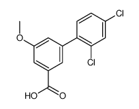 3-(2,4-dichlorophenyl)-5-methoxybenzoic acid结构式