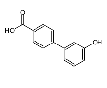 4-(3-hydroxy-5-methylphenyl)benzoic acid Structure