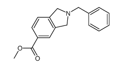 Methyl 2-benzylisoindoline-5-carboxylate结构式