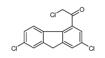 2-氯-1-(2,7-二氯-9h-芴-4-基)乙酮结构式