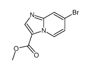 methyl 7-bromoimidazo[1,2-a]pyridine-3-carboxylate结构式