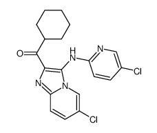 (6-chloro-3-(5-chloropyridin-2-ylamino)imidazo[1,2-a]-pyridin-2-yl)(cyclohexyl)methanone结构式