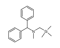 N-methyl-N-(trimethylsilylmethyl)diphenylmethylamine Structure