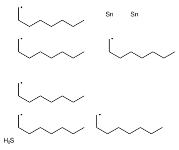 trioctyl(trioctylstannylsulfanyl)stannane Structure