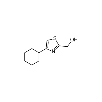 (4-Cyclohexyl-1,3-thiazol-2-yl)methanol Structure