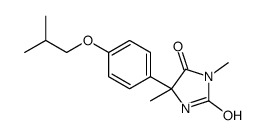 3,5-dimethyl-5-[4-(2-methylpropoxy)phenyl]imidazolidine-2,4-dione Structure