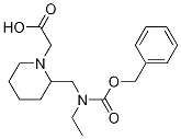 {2-[(Benzyloxycarbonyl-ethyl-aMino)-Methyl]-piperidin-1-yl}-acetic acid Structure