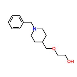 2-[(1-Benzyl-4-piperidinyl)methoxy]ethanol Structure