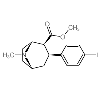 (1R,2S,3S,5S)-Methyl 3-(4-iodophenyl)-8-methyl-8-azabicyclo[3.2.1]octane-2-carboxylate Structure