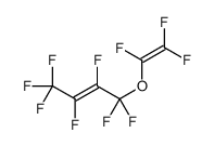 1,1,1,2,3,4,4-heptafluoro-4-(1,2,2-trifluoroethenoxy)but-2-ene Structure