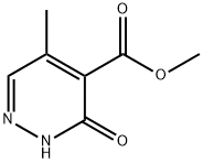 5-Methyl-3-oxo-2,3-dihydro-pyridazine-4-carboxylic acid methyl ester Structure