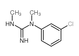 N,N-Dimethyl-N-(3-chlorophenyl)guanidine Structure