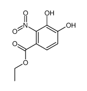 ethyl 3,4-dihydroxy-2-nitrobenzoate结构式