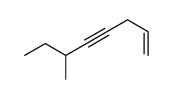 6-methyloct-1-en-4-yne结构式