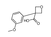 3-(3-methoxyphenyl)oxetane-3-carboxylic acid Structure