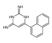 6-naphthalen-1-ylpyrimidine-2,4-diamine结构式