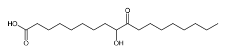 9-hydroxy-10-oxooctadecanoic acid Structure