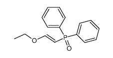 (E)-(2-ethoxyvinyl)diphenylphosphine oxide Structure