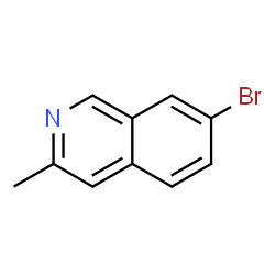 7-Bromo-3-methylisoquinoline structure