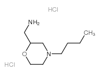 c-(4-butyl-morpholin-2-yl)-methylamine dihydrochloride Structure