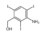 3-Amino-2,4,6-triiodobenzyl alcohol structure