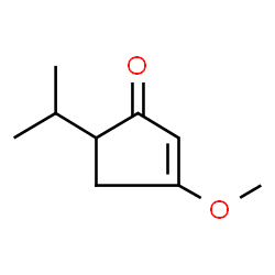2-Cyclopenten-1-one,3-methoxy-5-(1-methylethyl)-(9CI) Structure