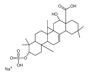 echinocystic acid-3-O-sulfate结构式