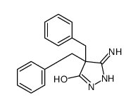 3-amino-4,4-dibenzyl-1H-pyrazol-5-one Structure