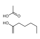 acetic acid,hept-1-en-2-ol Structure