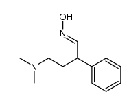 4-(dimethylamino)-2-phenylbutanal oxime Structure
