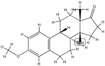 (8α,9β)-14β-Hydroxy-3-methoxyestra-1,3,5(10)-trien-17-one structure