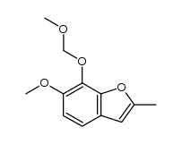 6-methoxy-7-methoxymethoxy-2-methylbenzo[b]furan结构式