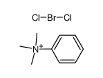 tri-N-methyl-anilinium, dichloro bromate(I)结构式