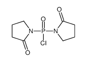 1-[chloro-(2-oxopyrrolidin-1-yl)phosphoryl]pyrrolidin-2-one结构式