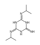 2-N,4-N-di(propan-2-yl)-1,3,5-triazine-2,4,6-triamine结构式